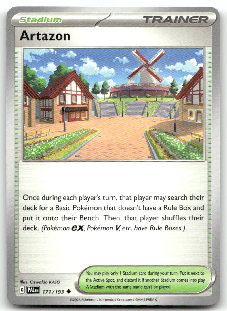 Artazon 171/193 Pokemon Paldea evoluto non comune quasi nuovo
