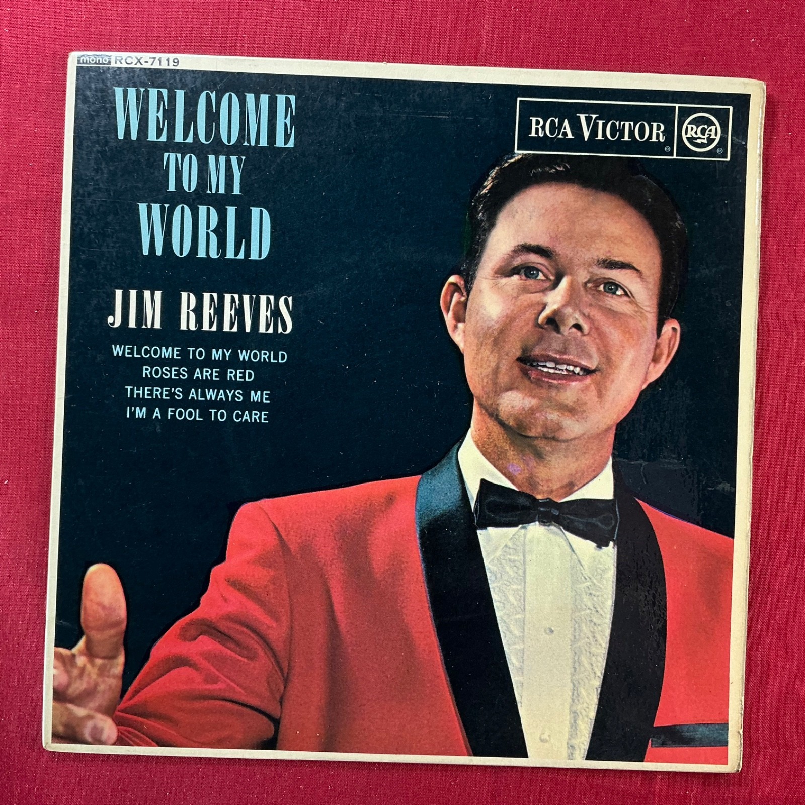 Jim Reeves, Welcome to my world, 7" Vinyl Single Record
