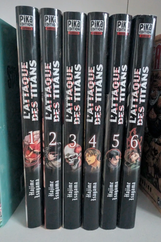 L'attaque des titans 1 à 6