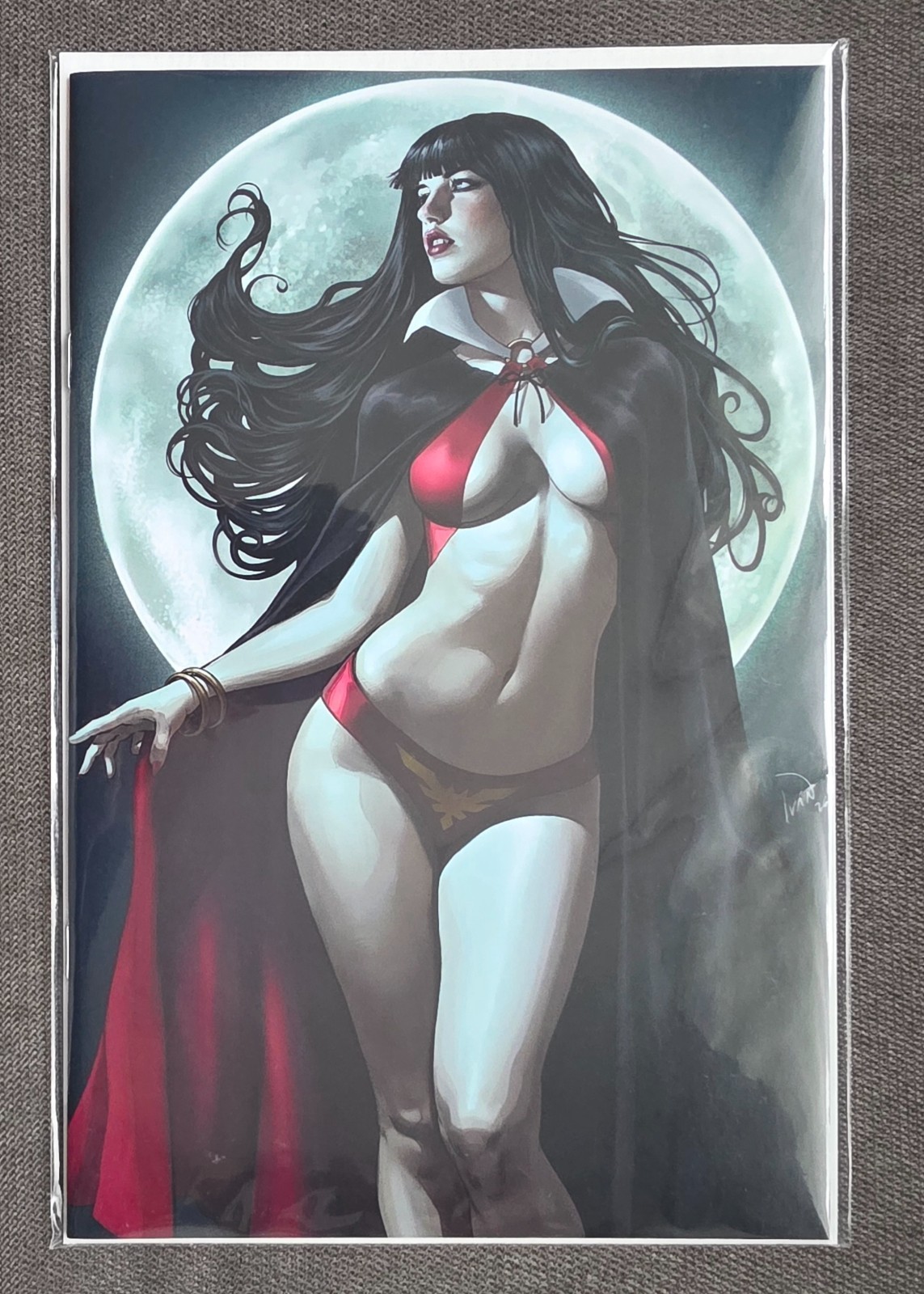 Vampirella #11 Ivan Talavera Virgin White Moon Variant LTD 500 616 fumetti quasi nuovo