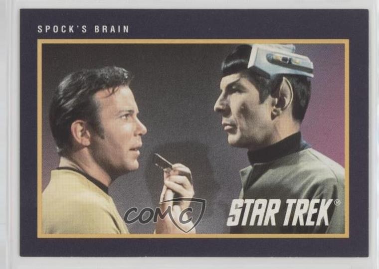 1991 Impel Star Trek 25th Anniversary Captain Kirk Spock's Brain #197 05v0