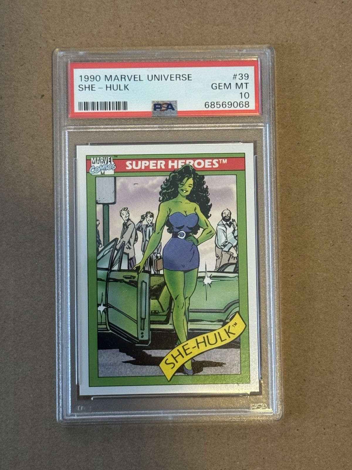 1990 MARVEL UNIVERSE #39 SHE-HULK PSA 10