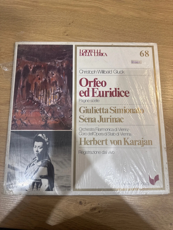 Orfeo ed euridice vinile
