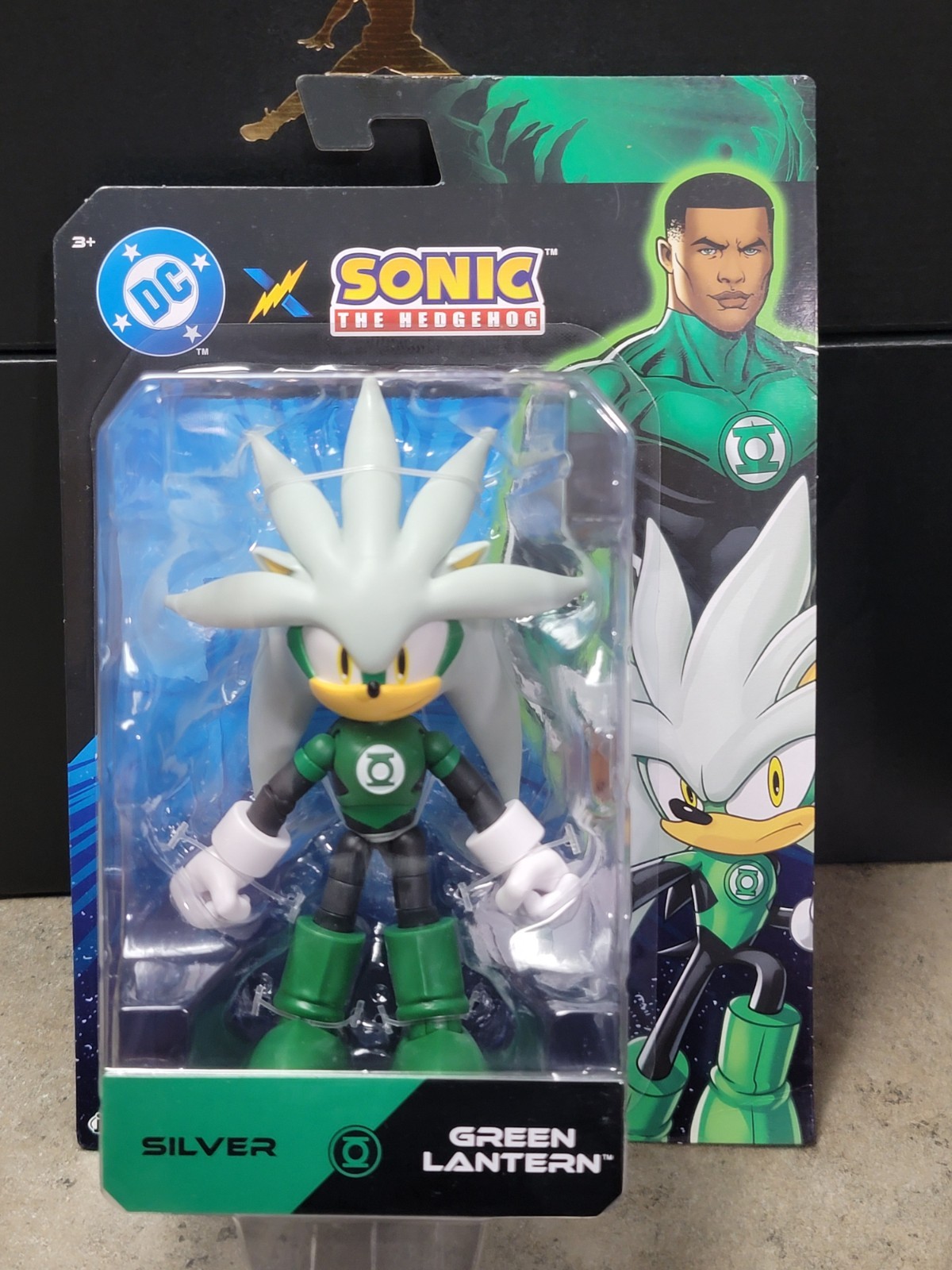 DC Sonic Il Riccio Figura Lanterna Verde Argento