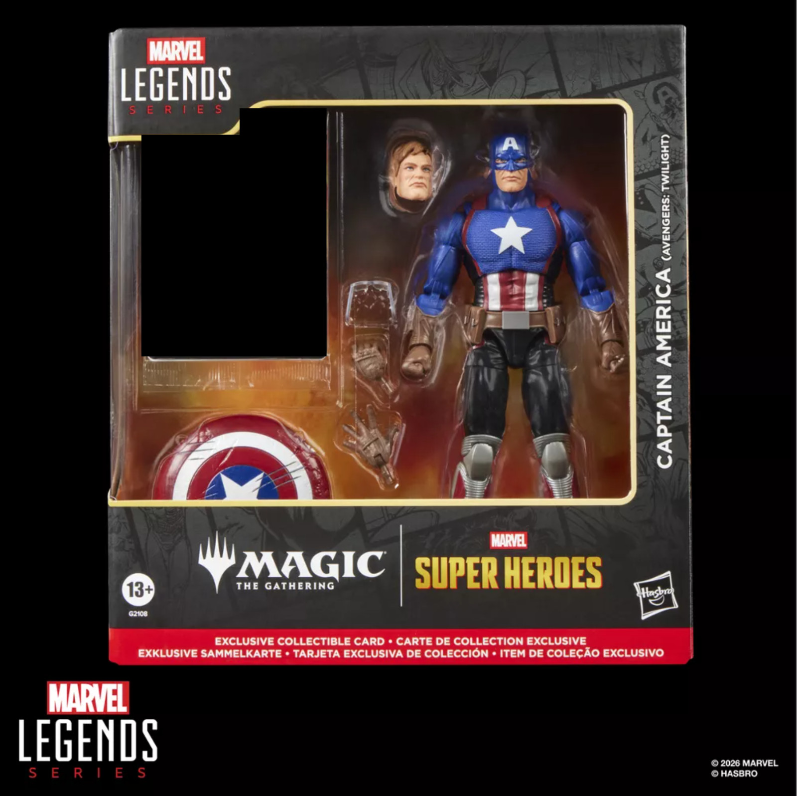 Marvel Legends Series - Marvel Super Heroes: MTG (Captain America) Figura NOCARD