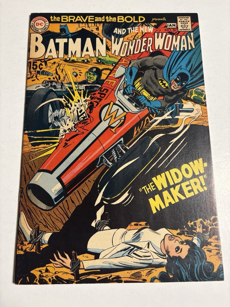 The Brave and the Bold #87 DC Comics 1970 Batman & New Wonder Woman fine/bene+