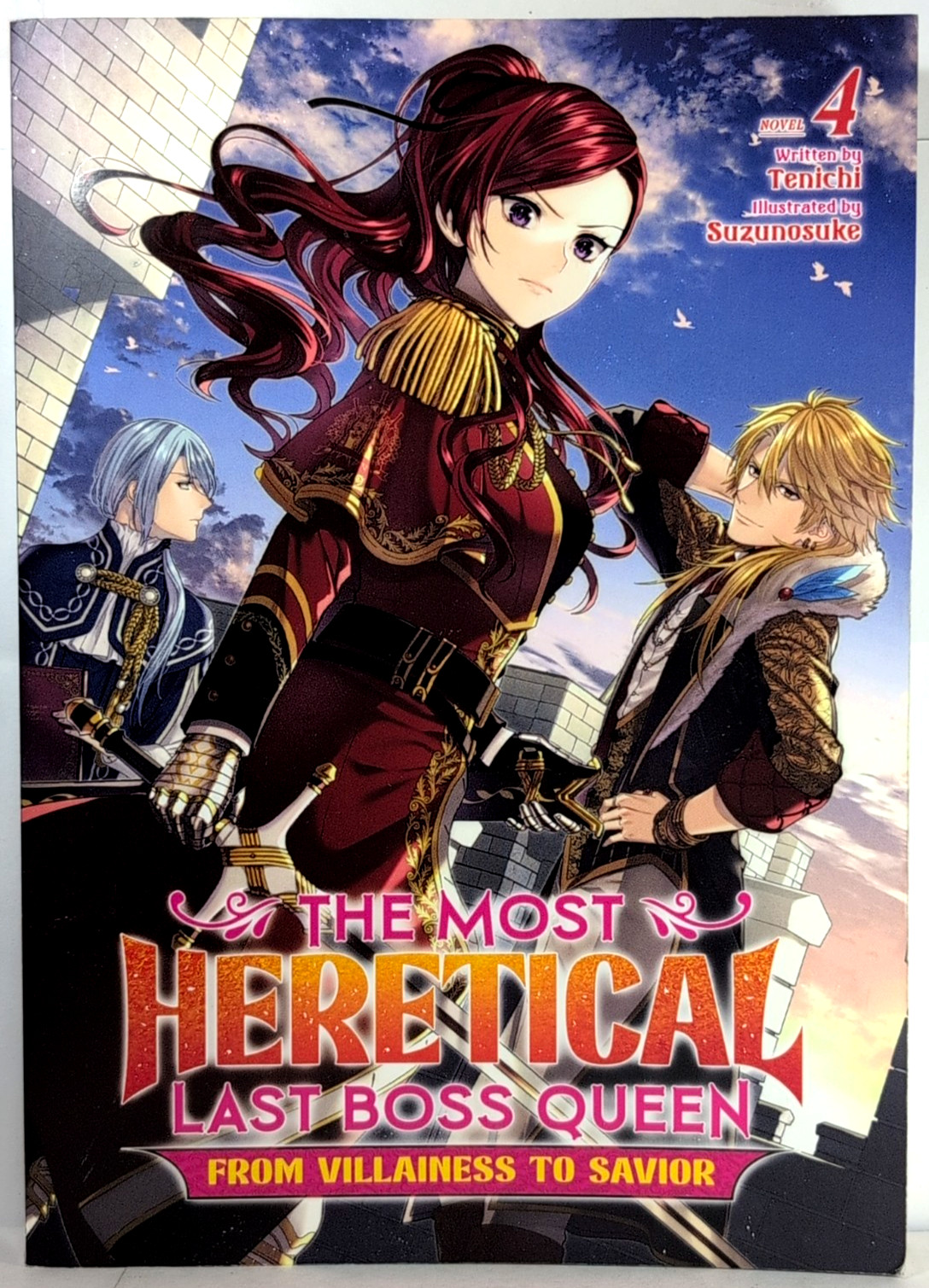 The Most Heretical Last Boss Queen manga light novel vol 4, Tenichi, 2023