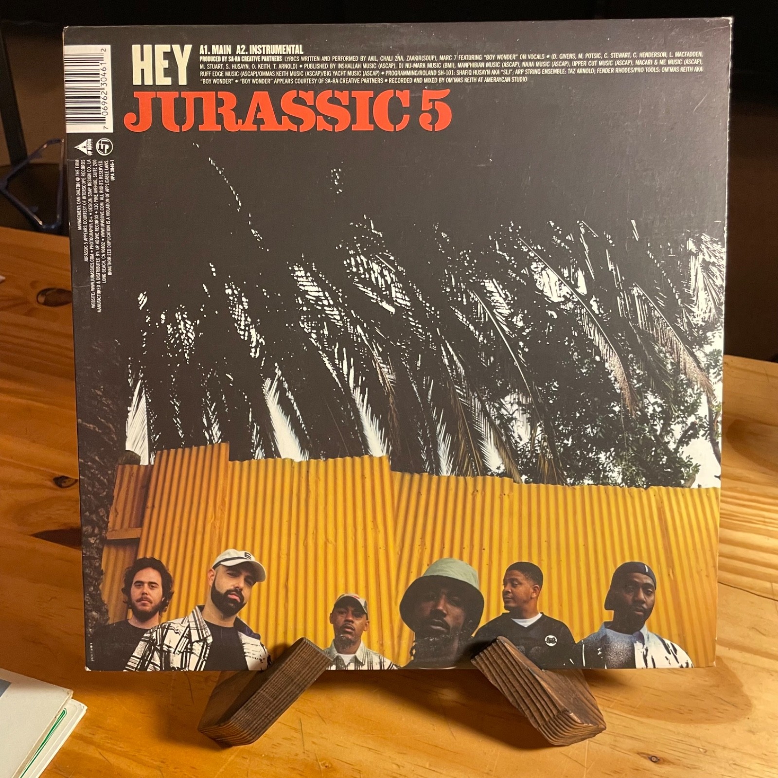 Jurassic 5 – Hey / If You Only Knew 12" single Up Above 2004 VG+