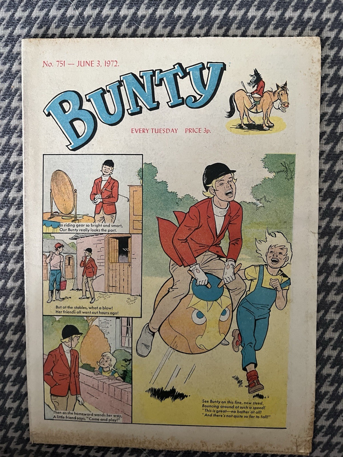 Bunty Comic No# 751 June 3rd 1972 FN