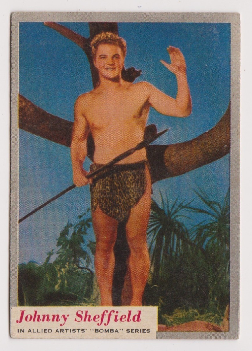Johnny Sheffield 1953 Topps Who-Z-At Star Trading Card #66 - Bomba Film Star