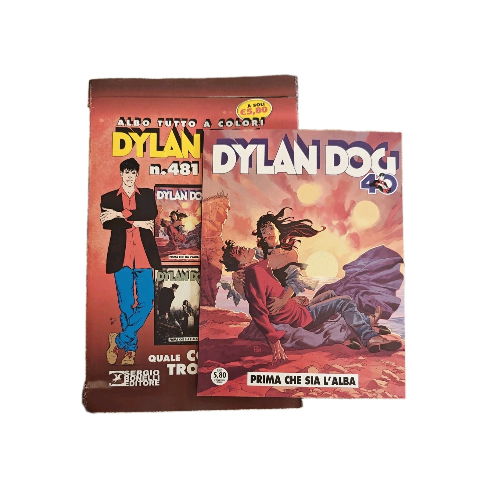 Dylan Dog n 481 Prima che sia l'alba a colori Sergio Bonelli 40 Anniversario