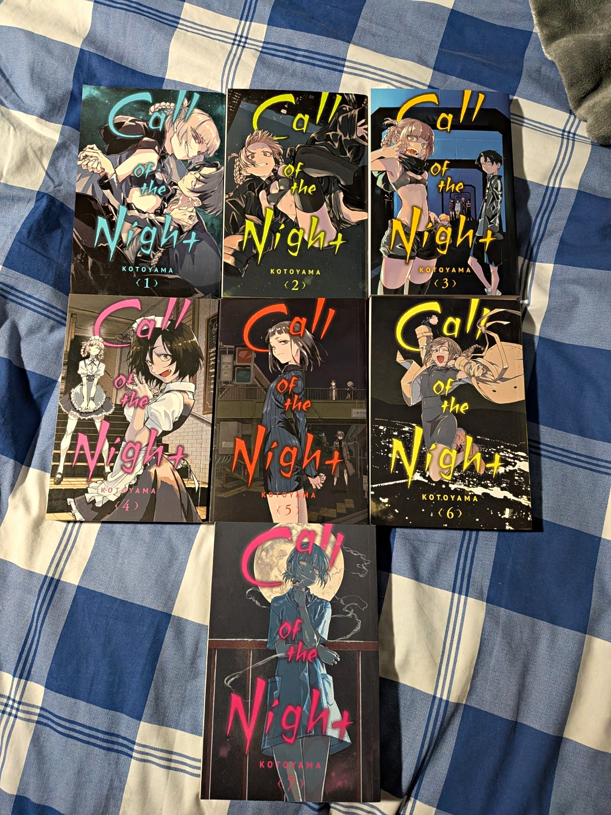 Call of the Night Manga Lot Vol 1-7 Set Trade Paperback by Kotoyama VIZ