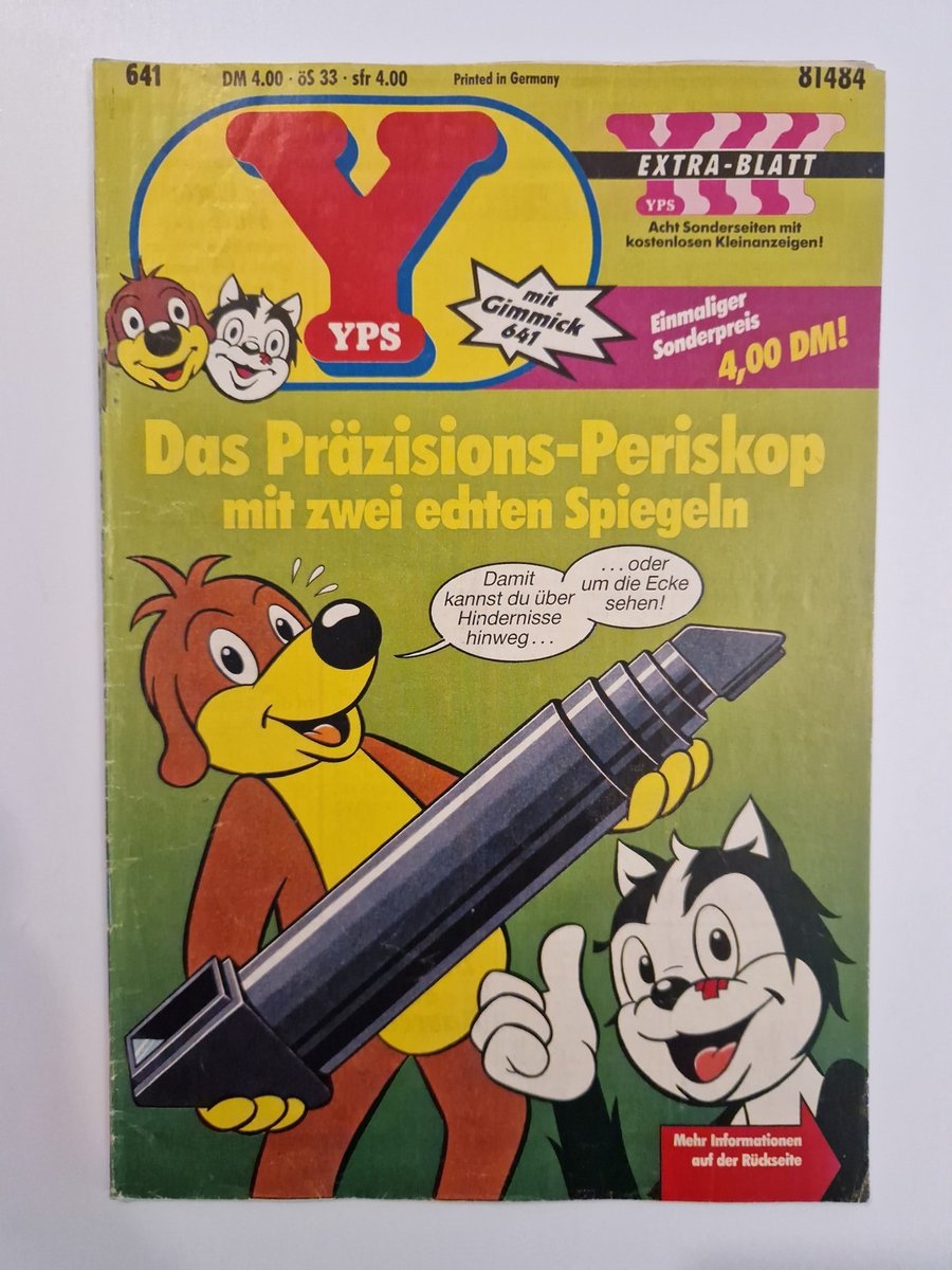 Quaderno YPS n.641 senza espediente, con Lucky Luke, Pif ed Ercole, Yinni + Yan