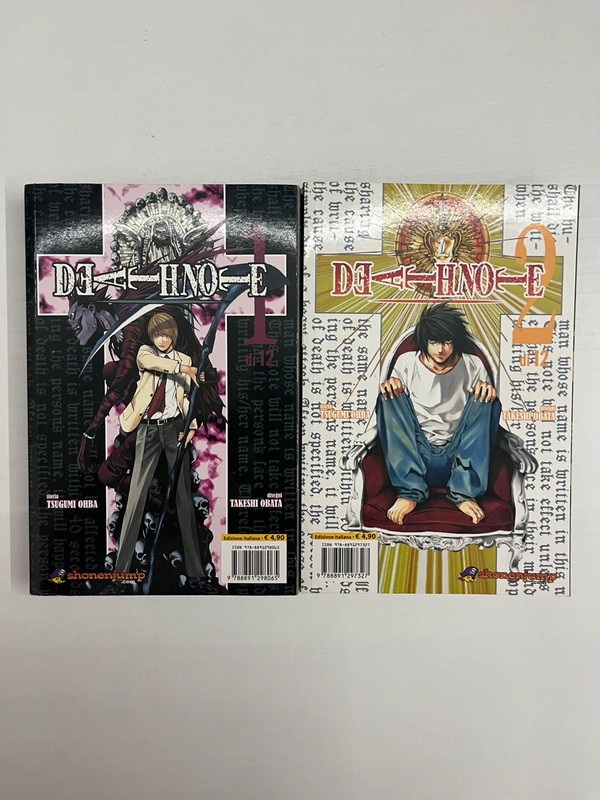 Death Note manga Vol 1 e 2