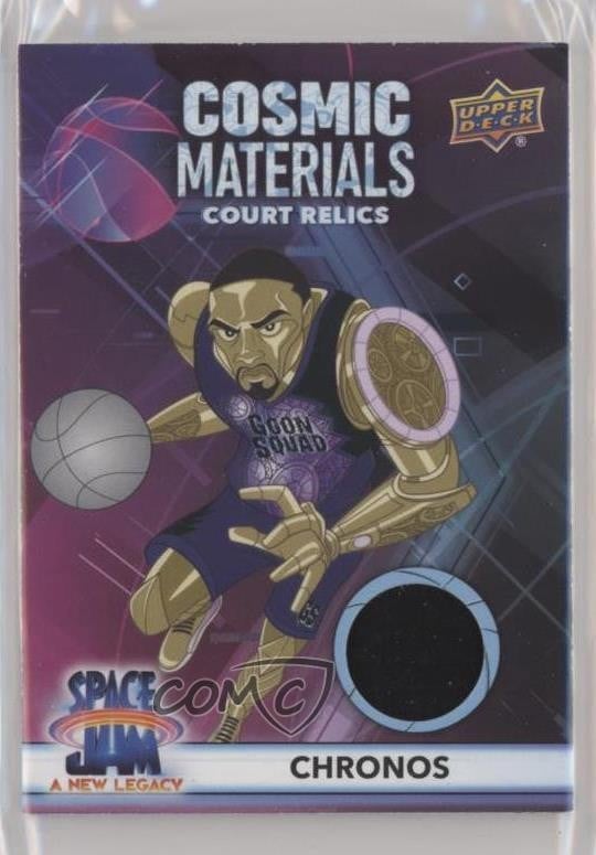 2021 Upper Deck Space Jam Una Nuova Legacy Materiali Cosmici Corte Reliquie Chronos ry5