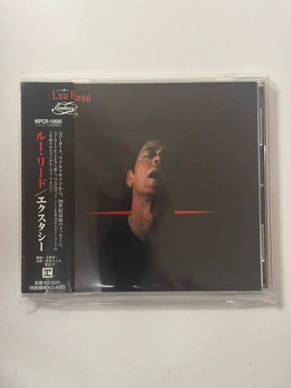 Lou Reed Ecstasy Japan CD