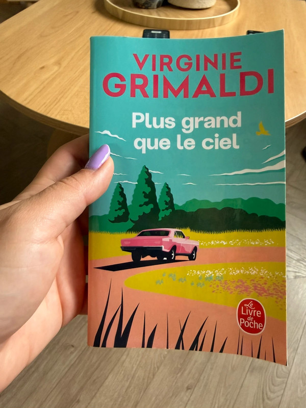 Livre « plus grand que le ciel » Virginie Grimaldi