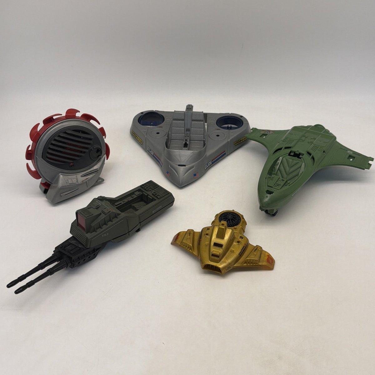 Lotto Veicoli Vintage Gi Joe Incompleti Da Collezione/Giocattolo! 