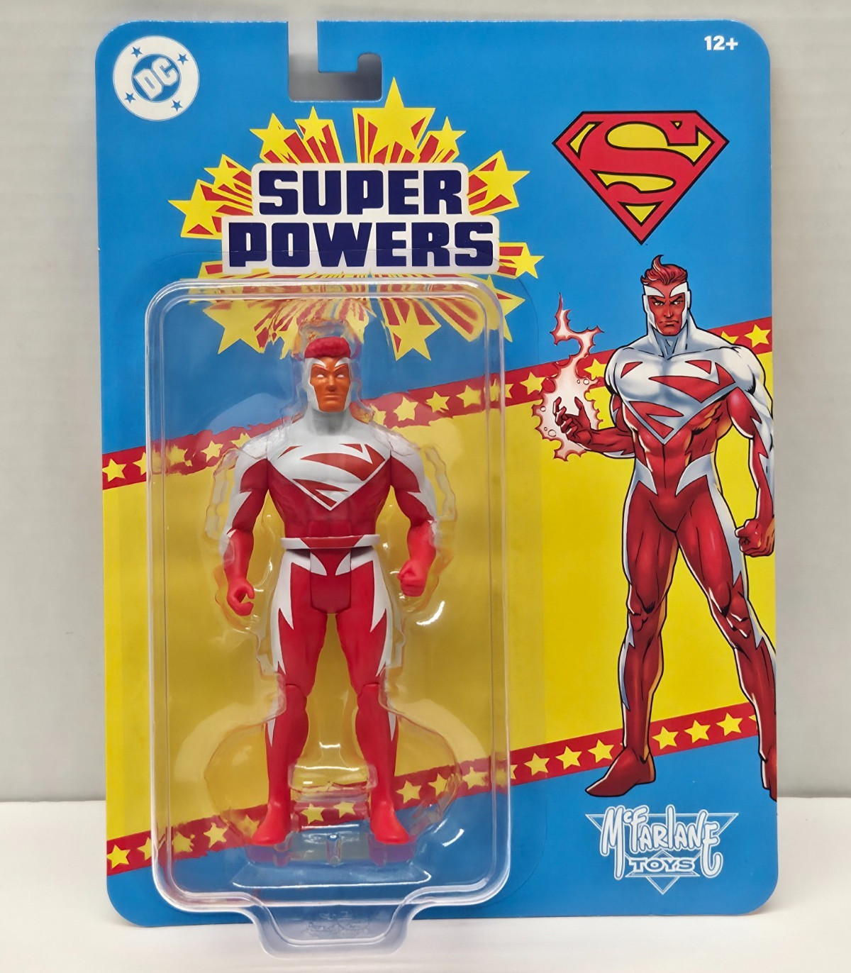 SUPERMAN RED - Modellino McFarlane Toys DC Super Powers retrò 4,5" IN MAGAZZINO