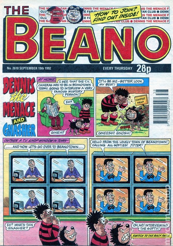 Beano #2618 VF 1988 Stock Image