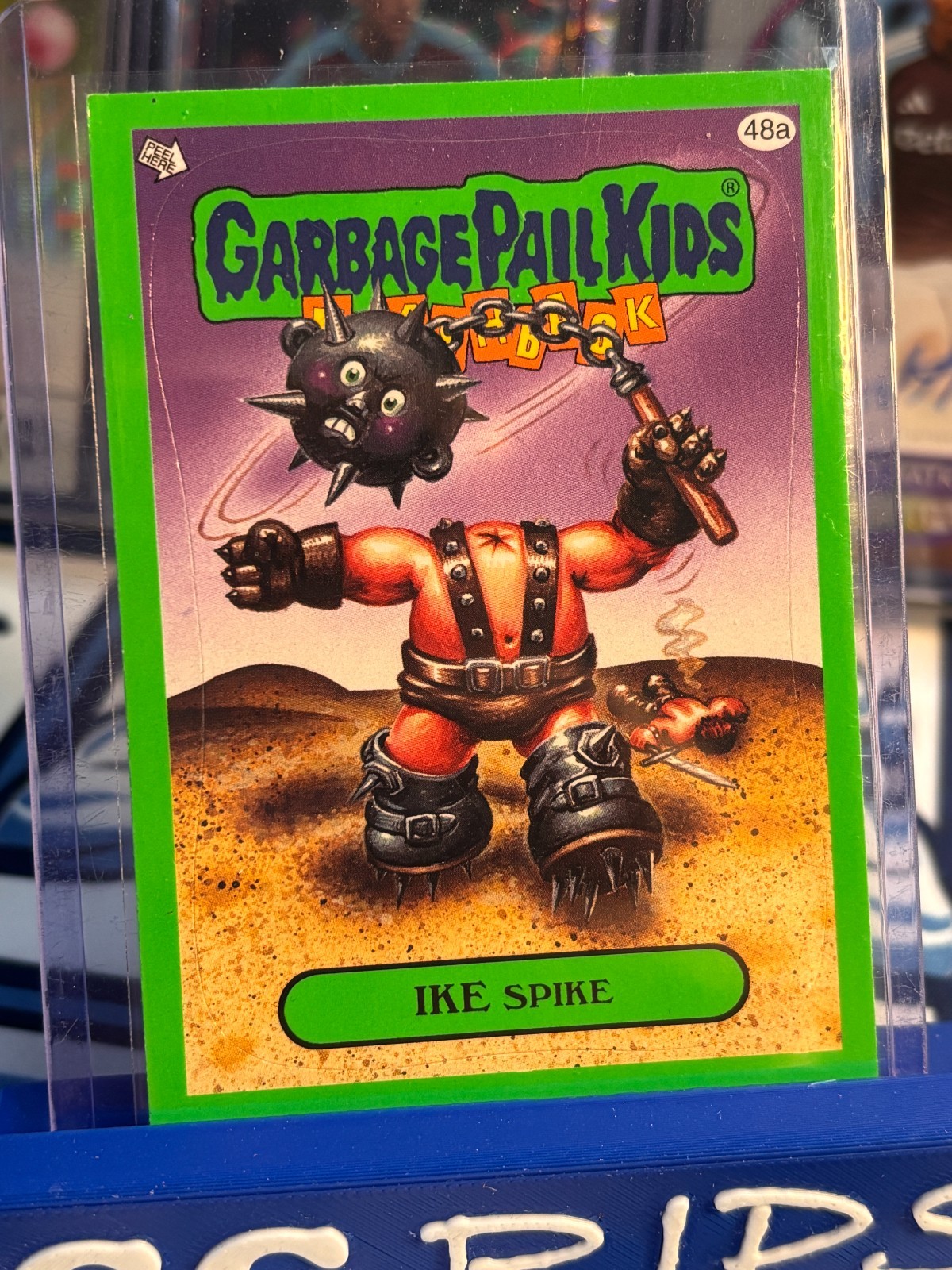 2011 Topps Garbage Pail Kids Flashback Series 3 Ike Spike Green #48a