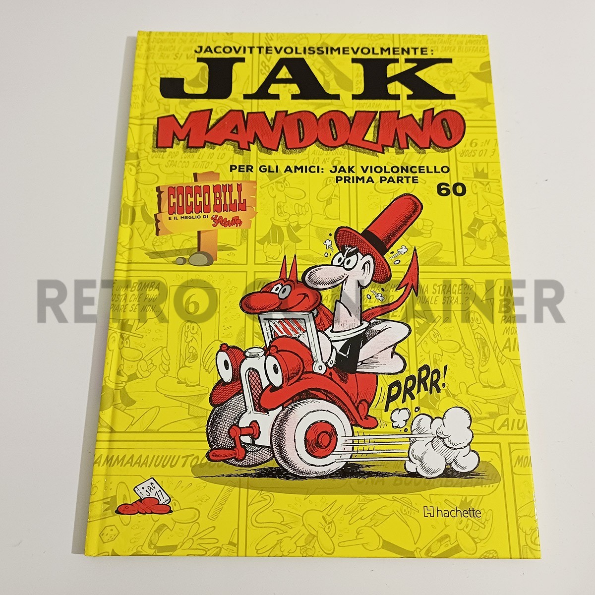 Cartonato Hachette COCCO BILL E IL MEGLIO DI JACOVITTI - 60 Jak Mandolino