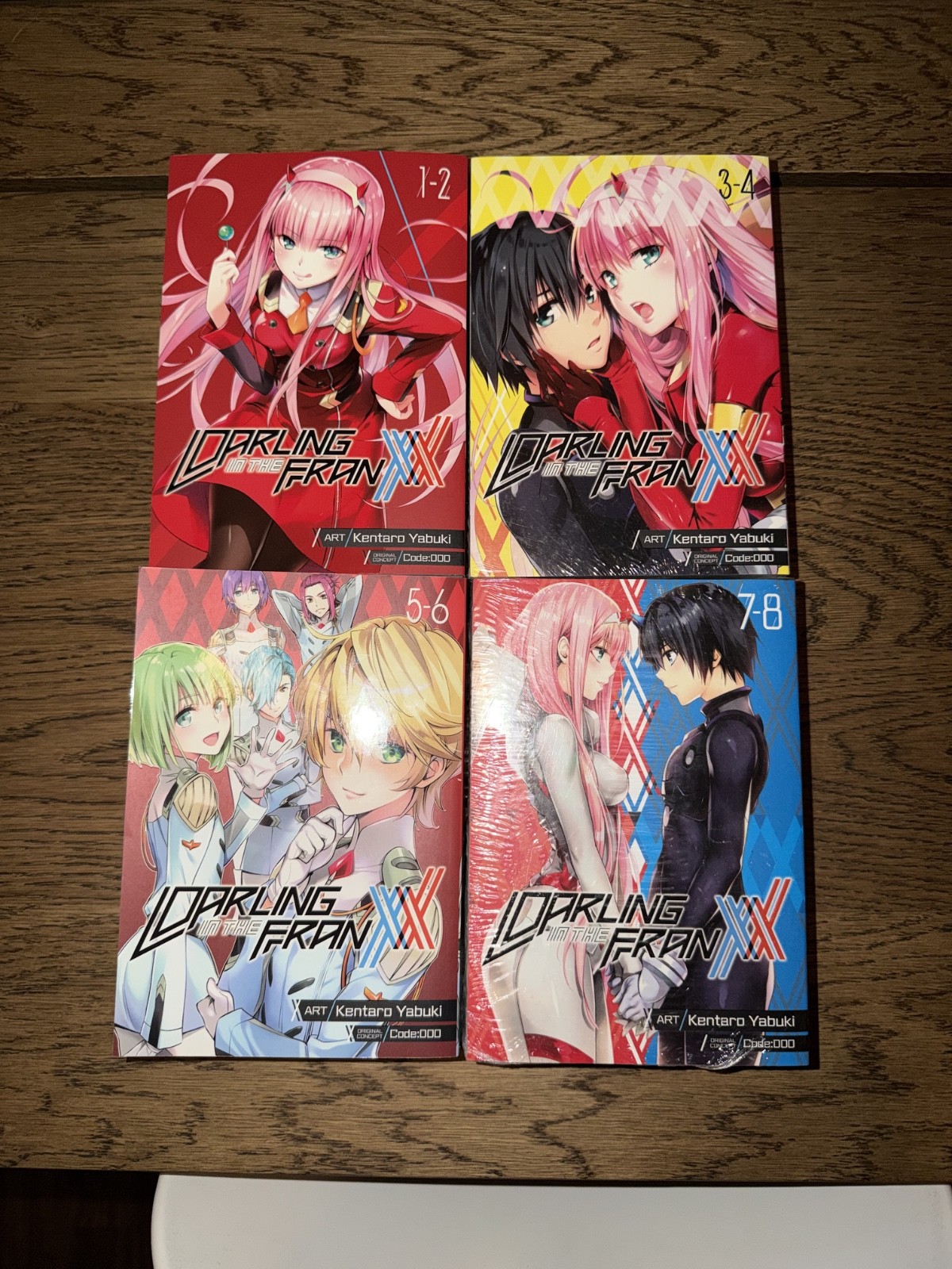 Darling In The Franxx Vol 1-8 Omnibus Eng Manga SET COMPLETO Scifi Mecha