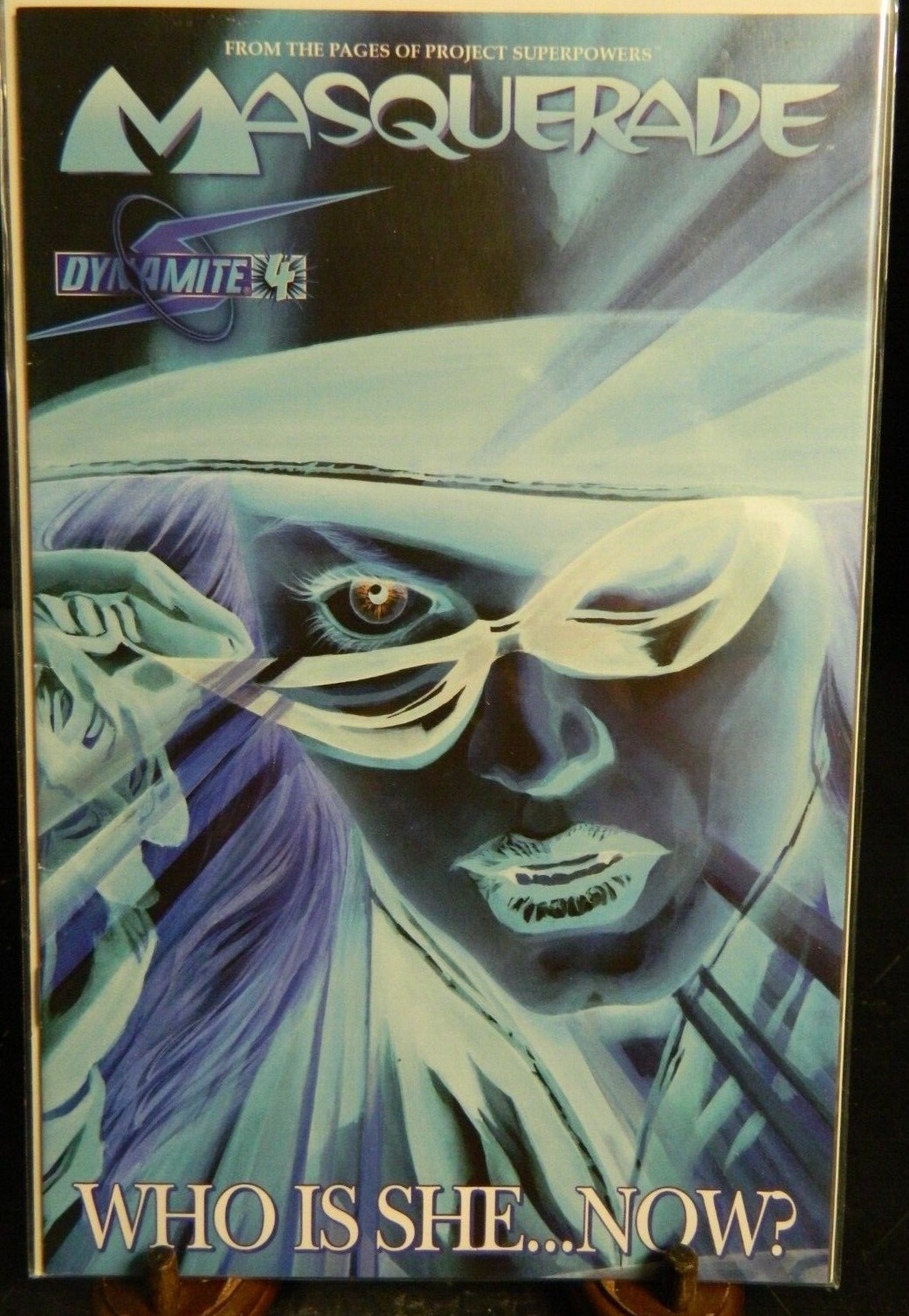 Dynamite Comics Masquerade #4 Alex Ross variante negativa copertina quasi come nuova
