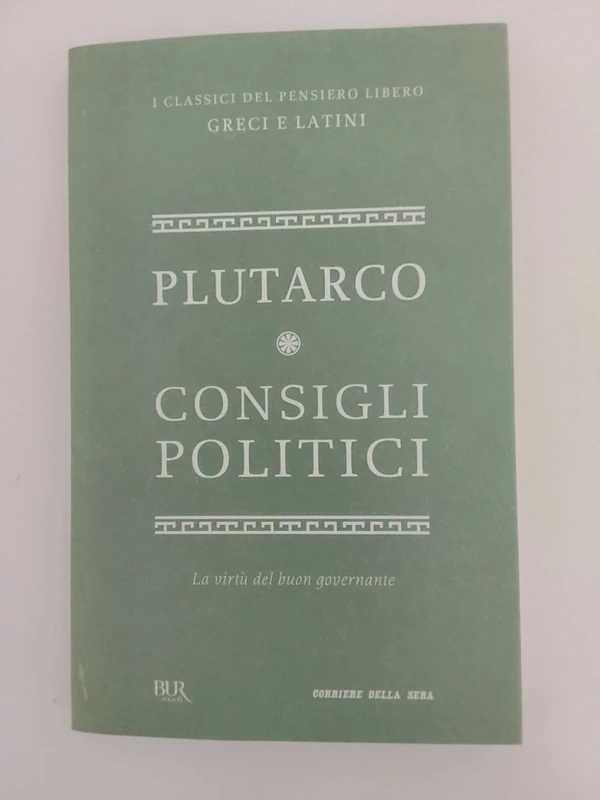 Plutarco – Consigli politici 📖