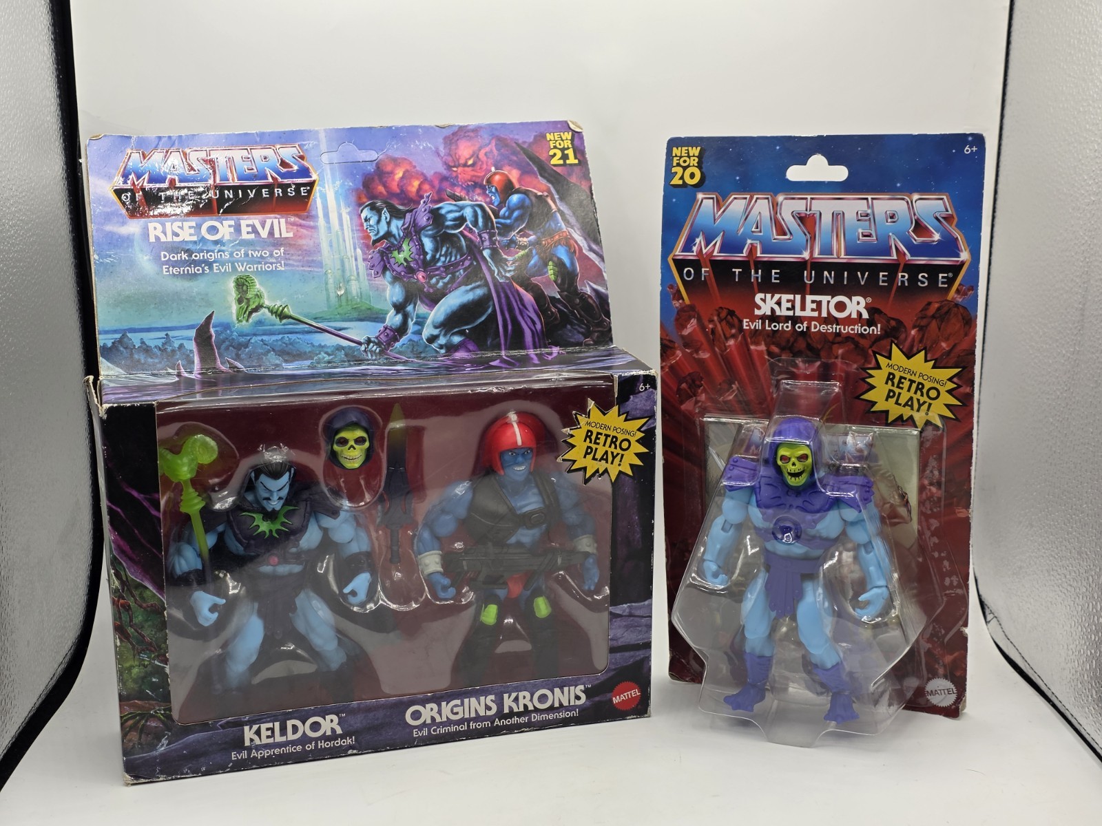 Mattel Masters of The Universe: Rise of Evil - Keldor e Origini e Scheletro