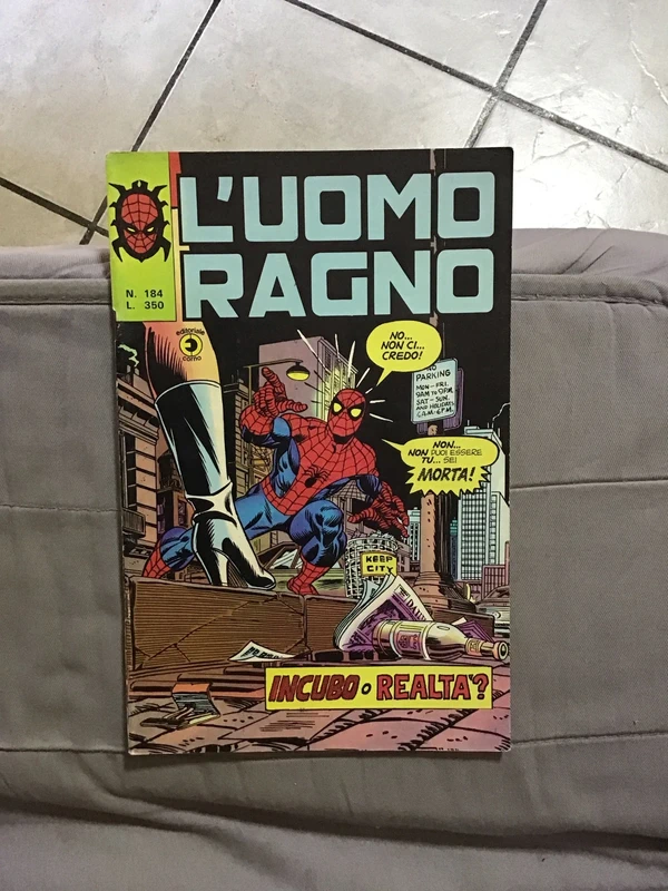 fumetto l’uomo ragno ed.corno N.184