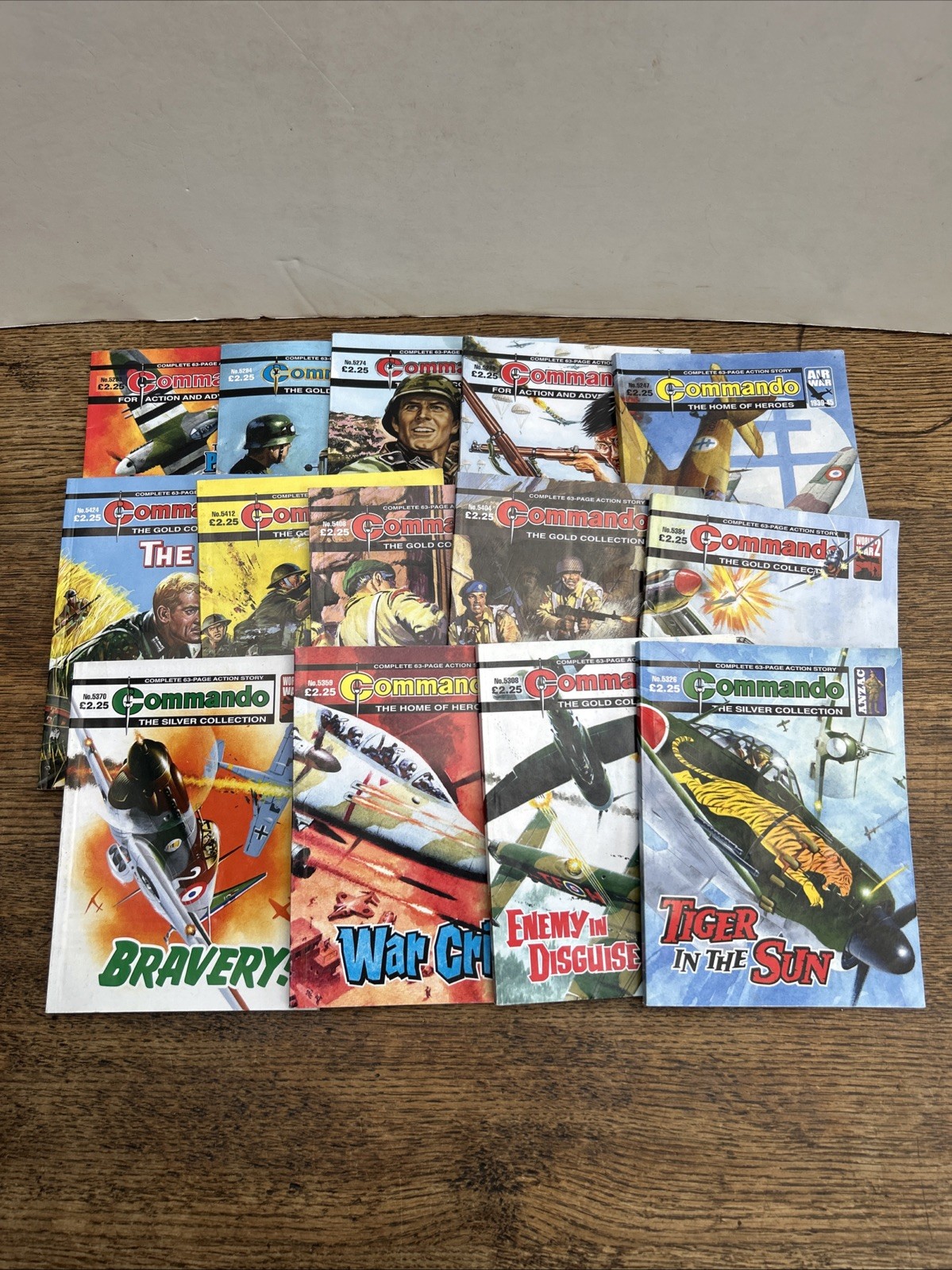 Huge Job Lot Of Old Commando Comics War Stories 5000s Cost £30+ New