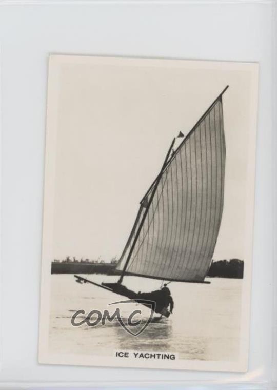 1937 Servizio Senior Scene Invernali Tabacco Ice Yachting #17 1i3