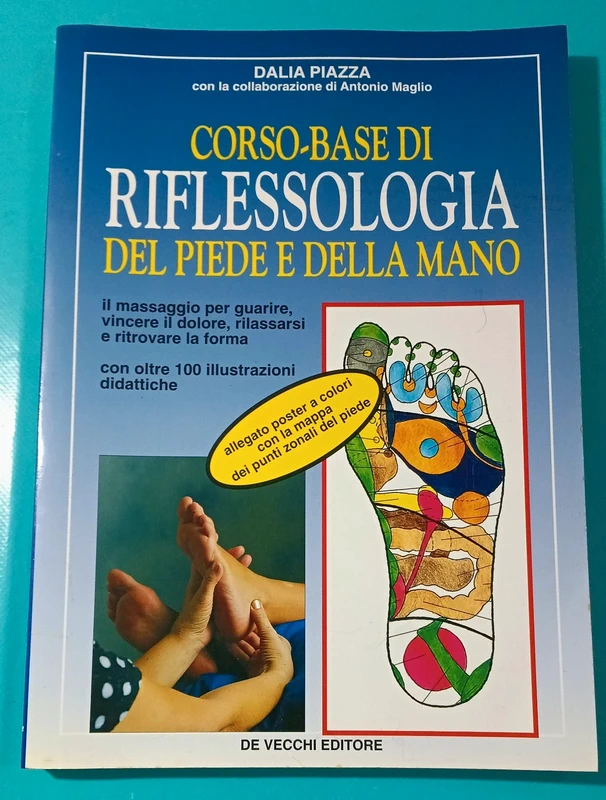 Libro " Corso base di riflessologia del piede e della mano