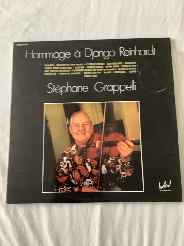 Hommage à django reinhart, Stéphane grappelli