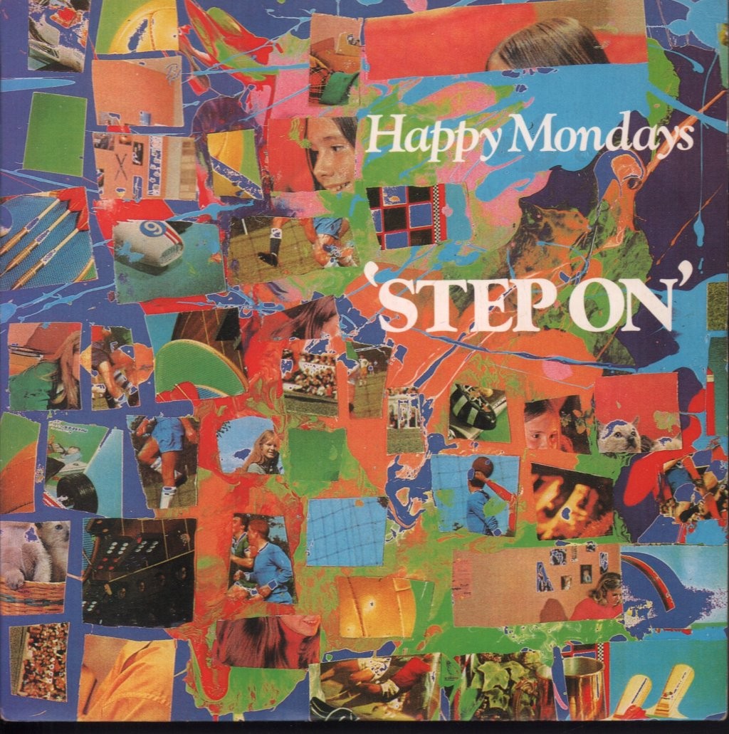 Happy Mondays Step On 7" Vinile UK Factory 1990 45 RPM 7 Inch