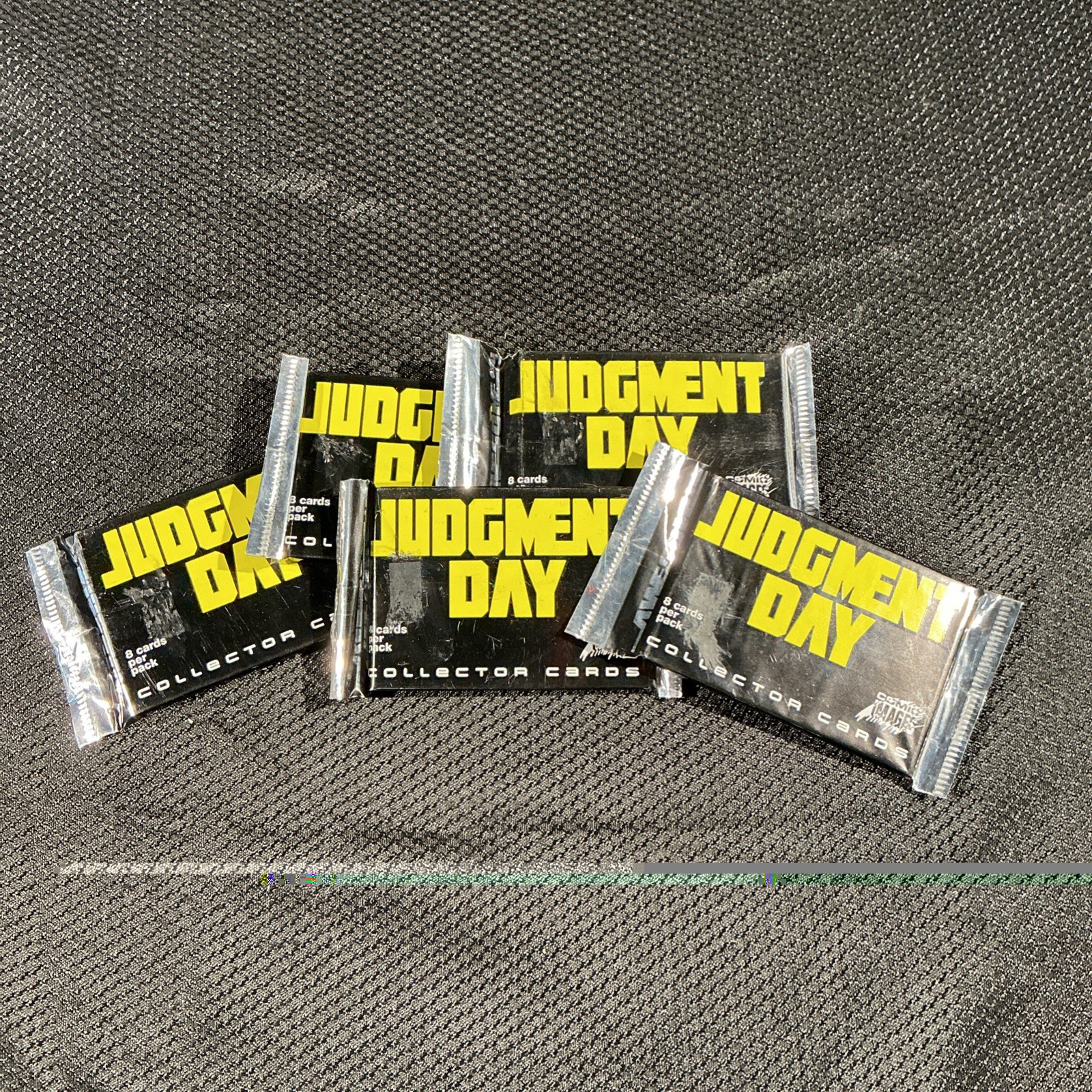Confezioni TCG da collezione Judgment Day 1997 sigillate in fabbrica ~ 5 confezioni, immagini fumetti