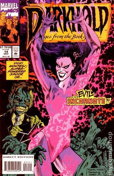 Darkhold #14 VF- 7.5 1993 Immagine Stock