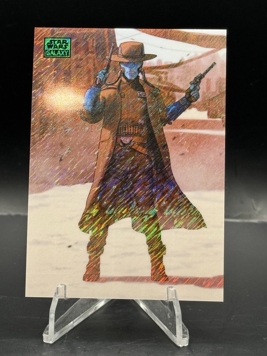 2026 Topps Chrome Galaxy Art of The Dark Side Cad Bane / 199 verde brillante