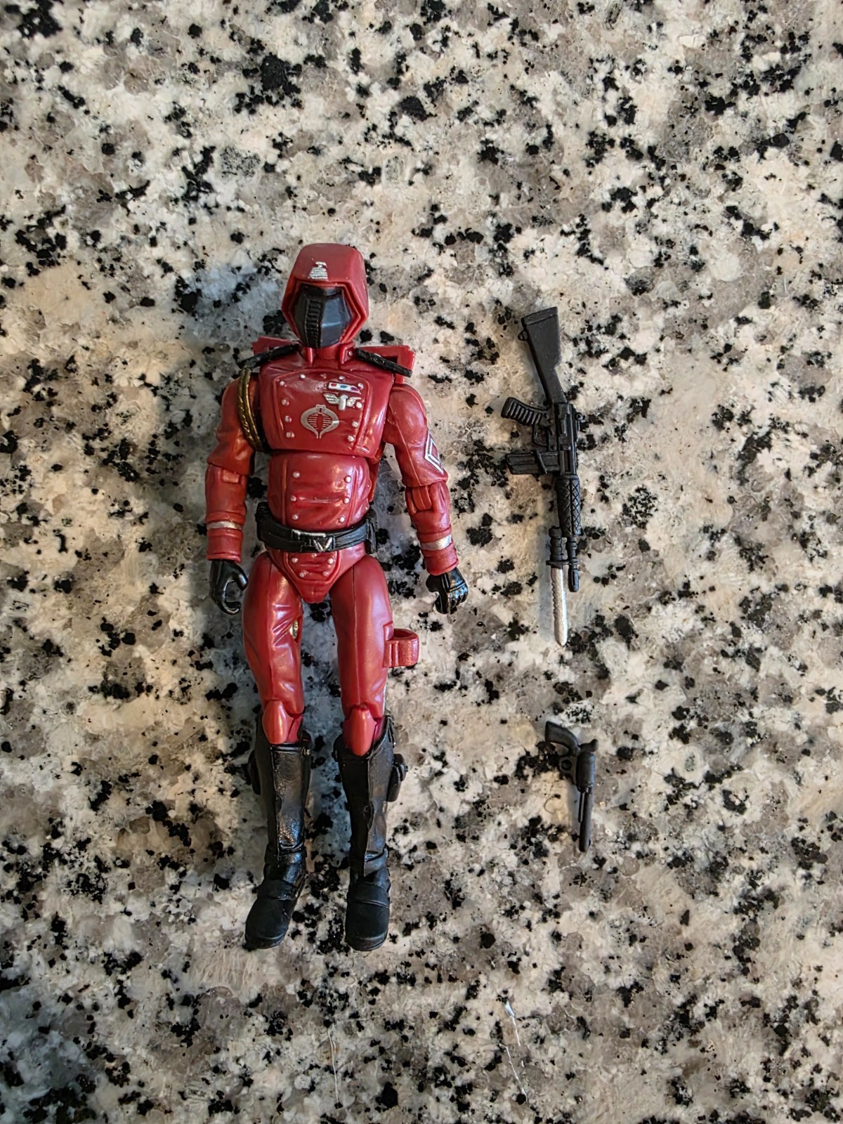 Crimson Guard V9 25th G.I. JOE COBRA LOOSE Completo G2