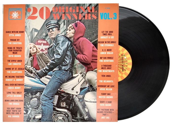 20 ORIGINAL WINNERS VOL 3  12" 33RPM  1964 Coasters RAL DONNER+ DISC: NEAR MINT-