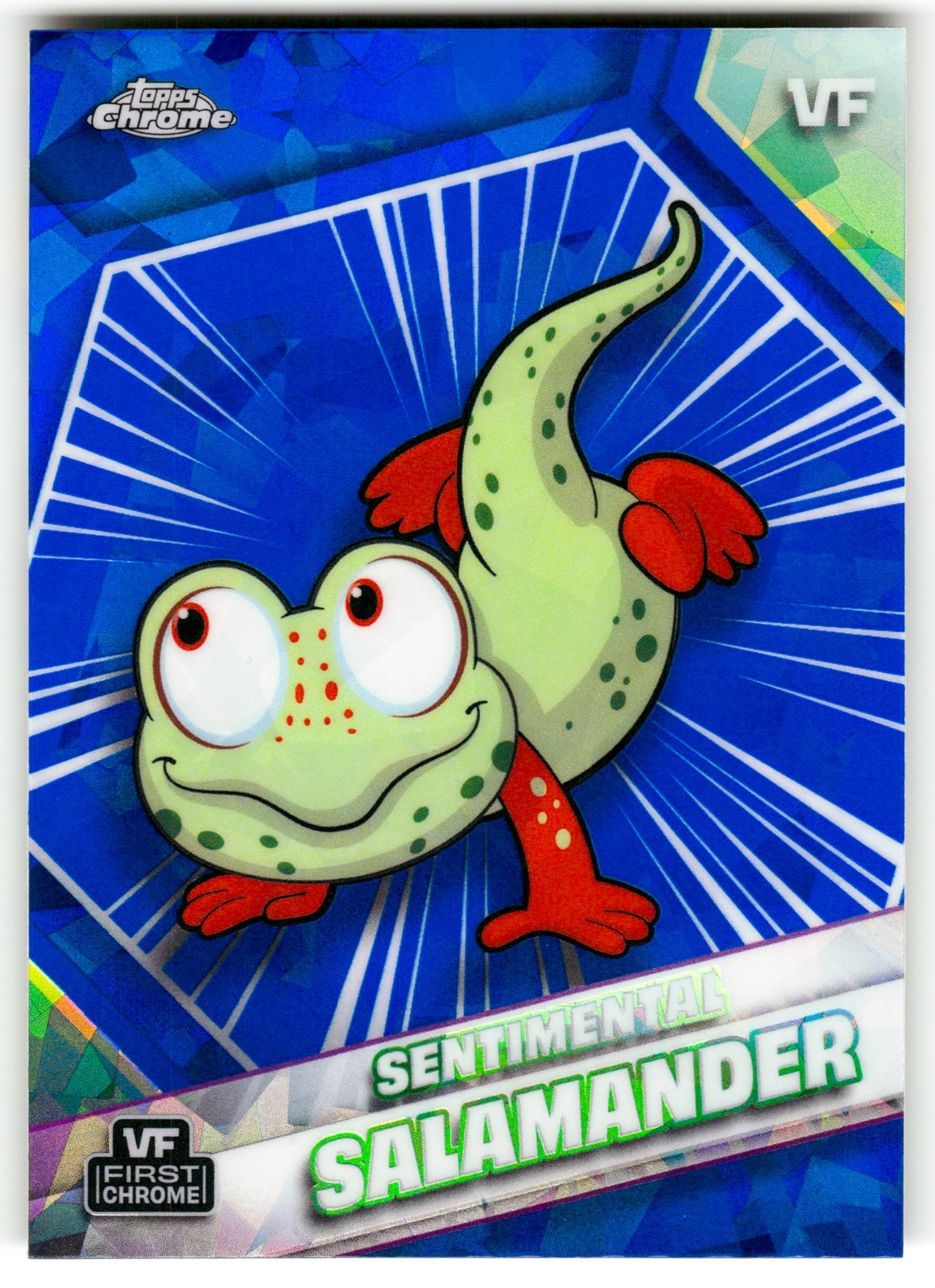Sentimental Salamander VeeFriends 2026 Topps Chrome Sapphire Card