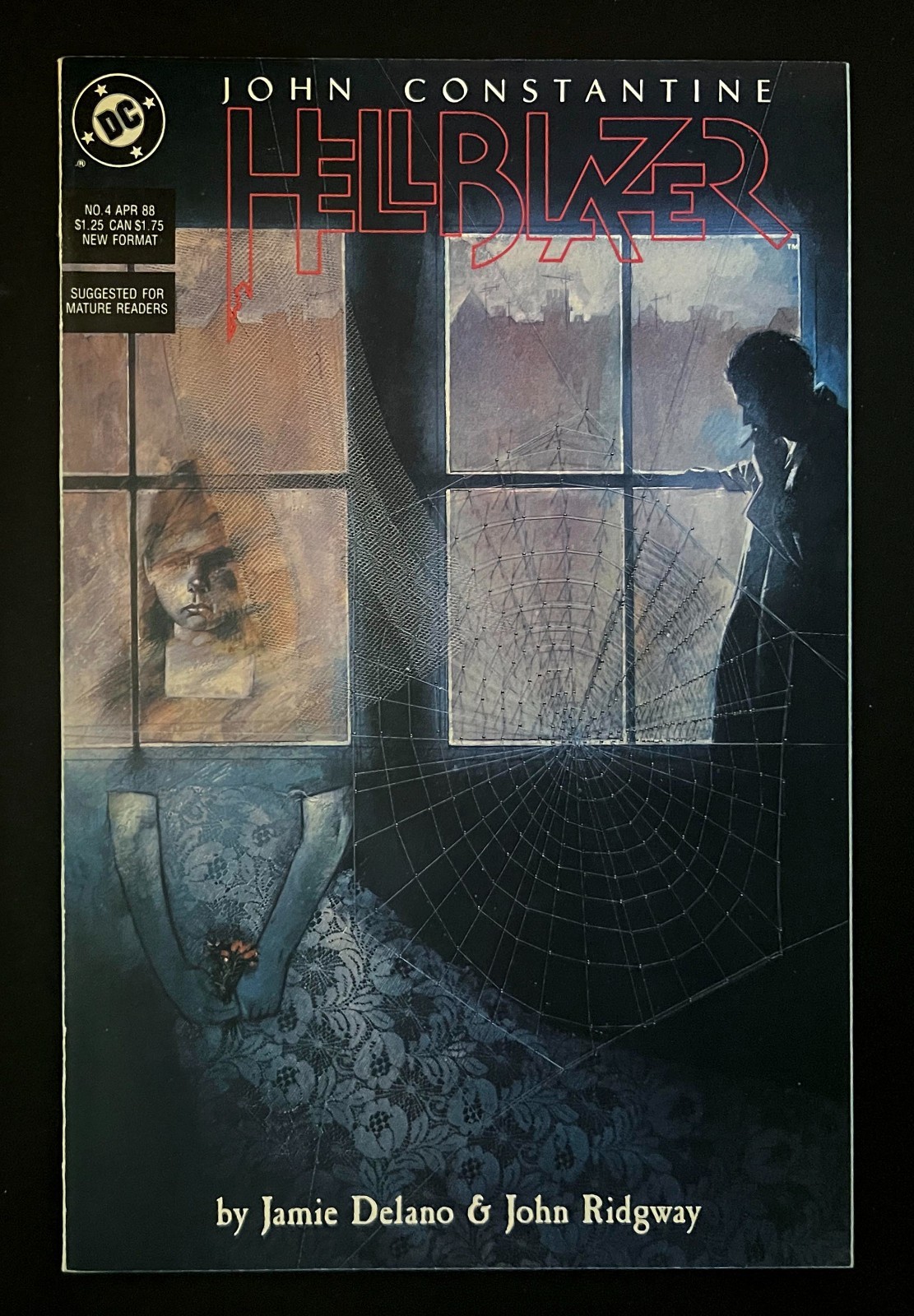 JOHN CONSTANTINE: HELLBLAZER #4 Hi-Grade JAMIE DELANO DAVE MCKEAN Cover DC 1988