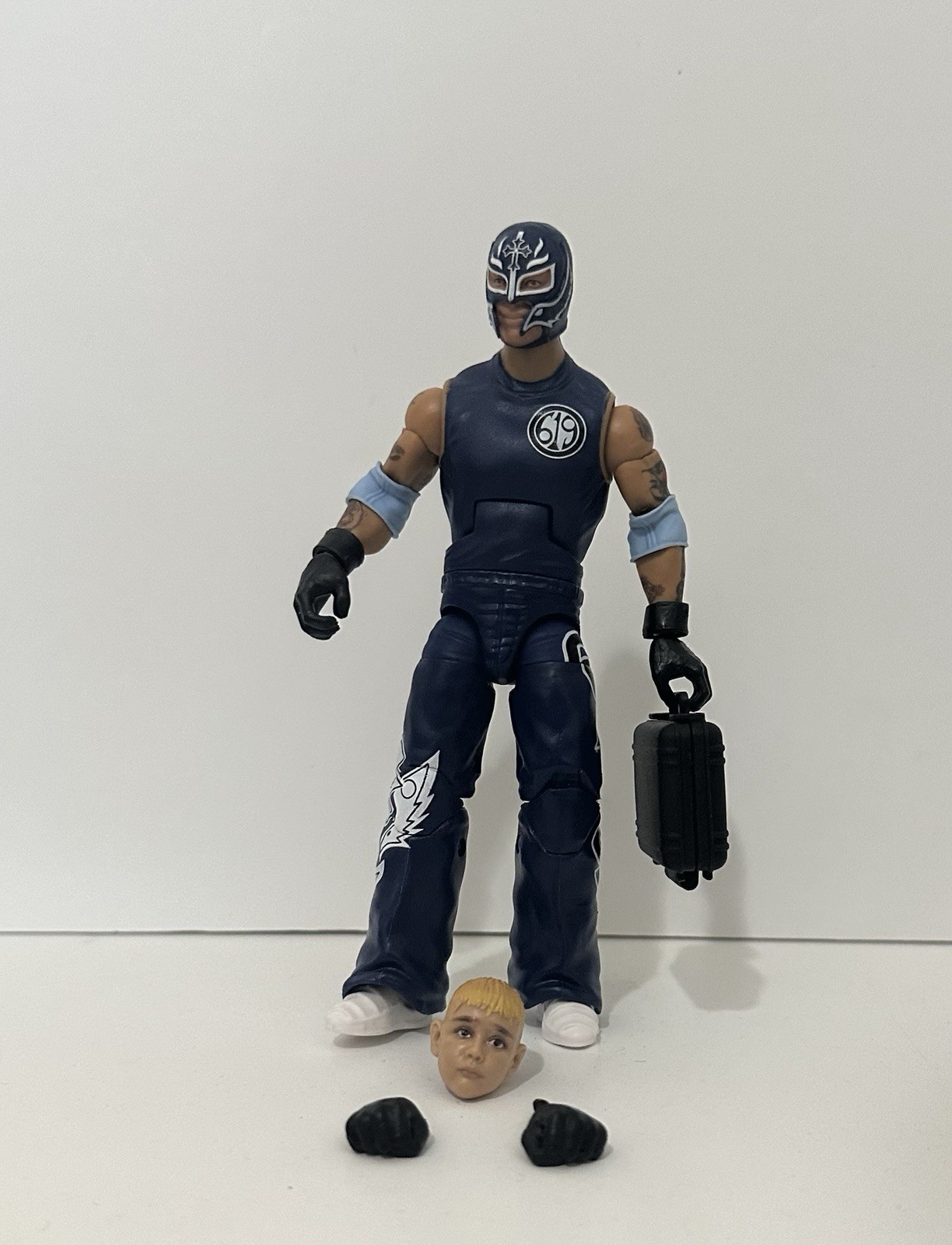 WWE ELITE COLLECTION REY MYSTERIO COSTRUISCI UNA FIGURA DOMINIK MYSTERIO