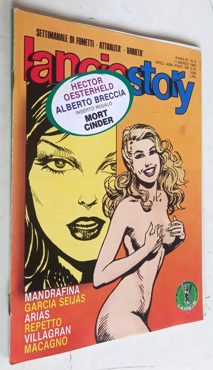 LANCIOSTORY N. 9 - 11/3/1985 -Giuseppe Giannini/inserto Mort Cinder/Helena- Eura
