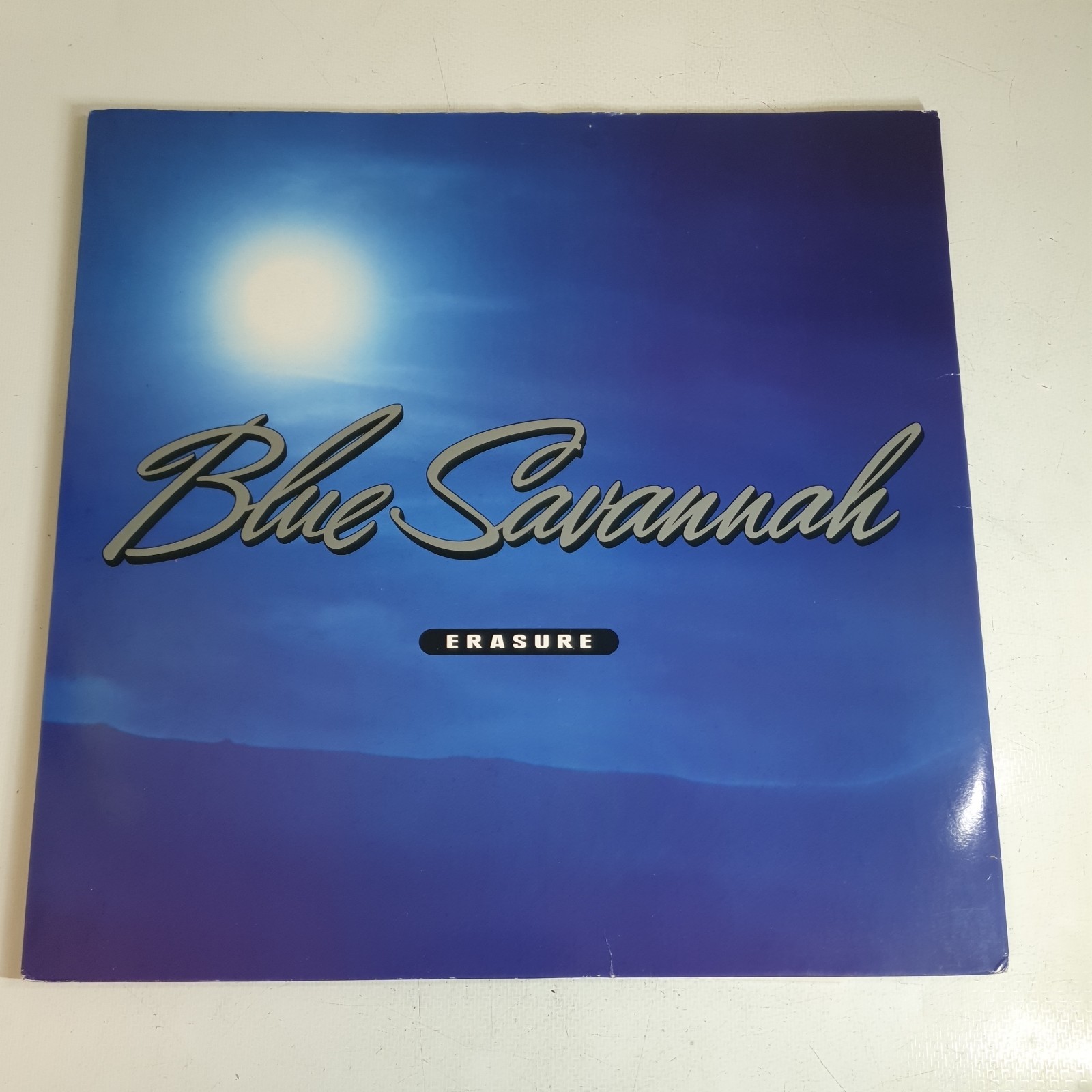 Vintage Erasure "Blue Savannah" 12" Vinyl Single Mute Records (1990)