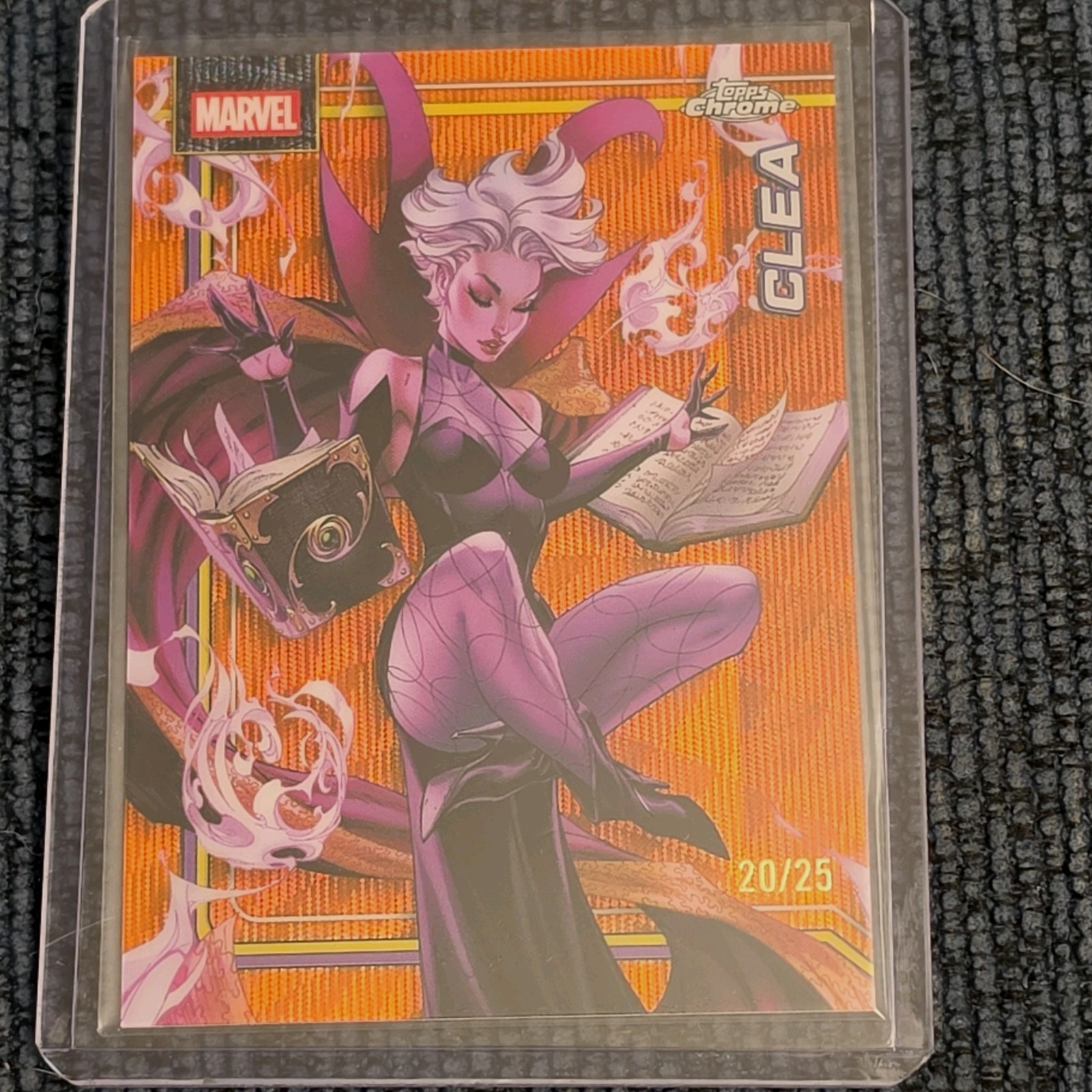 2026 Topps Chrome Marvel Clea SN Orange Wave 20/25