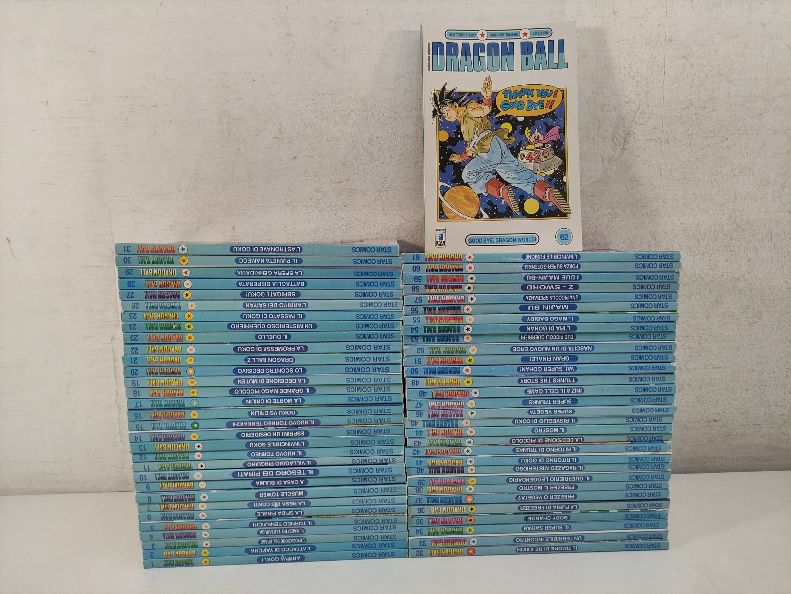 Dragonball 1/62 Collezione Completa Prima Edizione Star Comics Akira Toriyama-E7