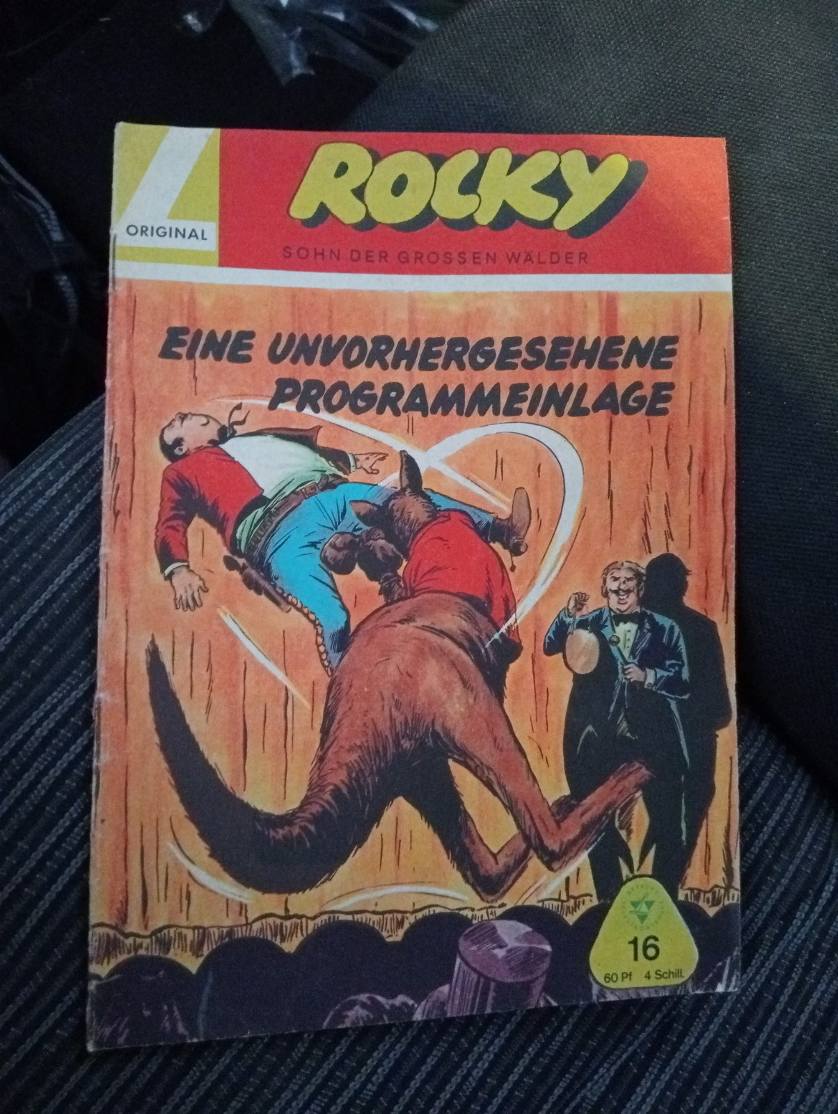 ZAGOR EDIZIONE TEDESCA ROCKY N. 16 EINE UNVORHERGESEHENE PROGRAMM