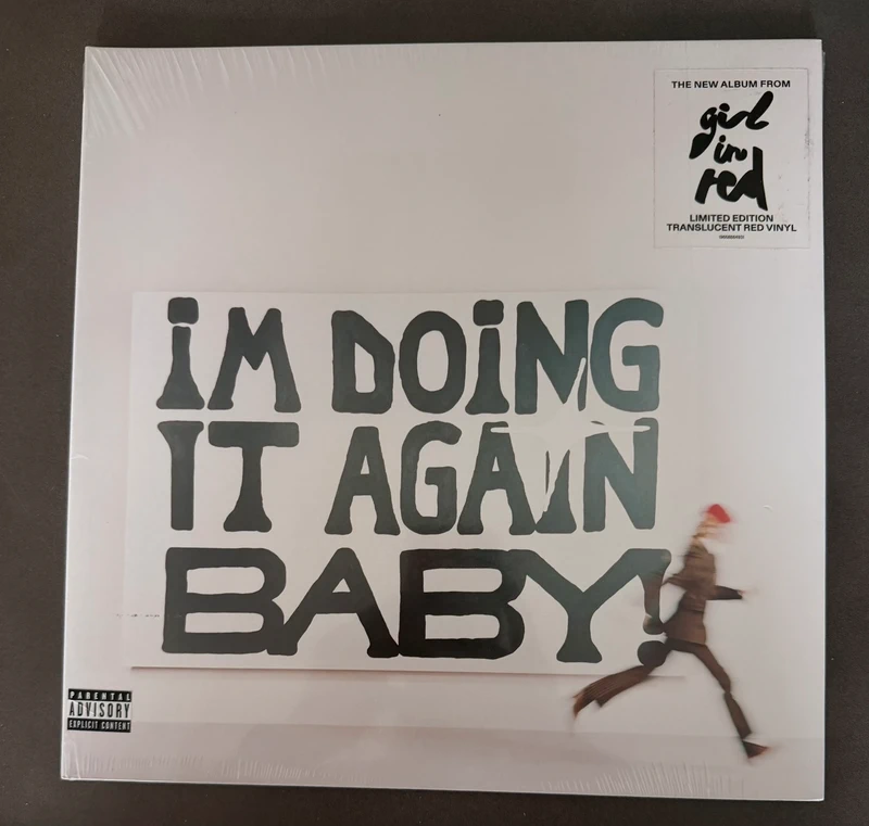 Girl in Red- i’n doing it again baby- red vinyl